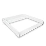Puckdaddy® Wickelaufsatz Moritz, für Malm Kommode, Weiß, Kinderzimmer