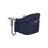 Inglesina Fast, Faltbarer Tischsitz, Blau (Blue), Einfach zu transportieren, Waschbar, Sichere Installation, Bis zu 15 kg, 35 x 27 x 42 cm