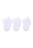 Sterntaler Baby - Jungen Erstlingssöckchen 3er-pack Socken, Weiß, Einheitsgröße EU
