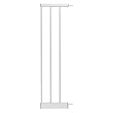 Zubehör für Babyschutzgitter von BOMI | Größen: 10-70 cm | Verbreiterungen Türschutzgitter | Extensions Klemmgitter für Babys, Kleinkinder & Tiere Türgitterverlängerung in Weiß | 20 cm Verlängerung