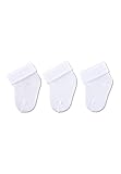 Sterntaler Unisex Baby Erstlingssöckchen 3er-pack Socken, Weiß, Einheitsgröße EU