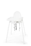 IKEA Antilop Hochstuhl mit Tablett, Weiß