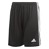 adidas Jungen Squadra 21 Shorts, Black / White, 11-12 Years