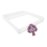 Puckdaddy® Wickelaufsatz Fridolin, für Brimnes Kommode, Weiß, Kinderzimmer