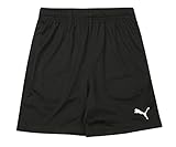 PUMA Unisex Kinder Teamrise Training Jr Shorts, Puma Black-puma White, 140 EU