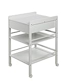 Geuther - Wickelregal Lotta, mit Schublade, Rollen, Arbeitshöhe 86 cm, weiß