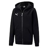 PUMA Jungen teamGOAL 23 Casuals Hooded Jacket Jr Trainingsjacke, Black, 176