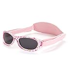 Kiddus Baby Sonnenbrille für Kleinkinder, Jungen und Mädchen, Ab 6 Monate bis 2 Jahre, 100% Sonnenfilterschutz UV400, Verstellbarer weicher Riemen, BPA-frei, Reisezubehor