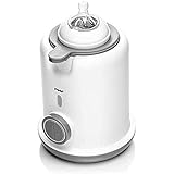 reer 33050 Turbofood Plus, Babykostwärmer und Vaporisator, Flaschenwärmer Erwärmt In 90 Sekunden, desinfiziert, Weiß