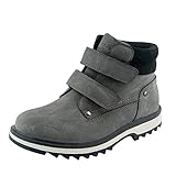 TZJS Unisex Kinder Klassische Stiefel Jungen Mädchen Baby Winterstifel Mit Klettverschluss Wasserdicht Stiefeletten Schneestiefel Arbeitsstiefel Rutschfeste Trekking Winterschuhe 22-35EU