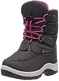 Playshoes Winter-Bootie für Kinder, gefütterte Kinder-Schneestiefel zum Schnüren, mit kontrastfarbigen Bändel