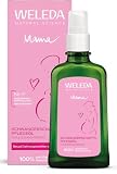 WELEDA Bio Mama Schwangerschaftsöl - Naturkosmetik Babybauch Massageöl zur Dehnungsstreifen Vorbeugung. Hautpflege Schwangerschaft Narbenöl mit Jojobaöl verbessert die Hautelastizität (vegan, 100ml)