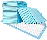 Einmalunterlagen – Wickelunterlage - Tierunterlagen - Inkontinenzunterlage - blau 60 x 45 cm - 5 lagig von SiaMed - 50 Stück, Einweg für unterwegs