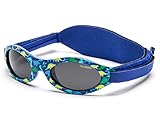 Kiddus Polarisierte Babysonnenbrille für Neugeborene Jungen Mädchen. Von 0 Monaten bis 2 Jahren. 100% Schutz UV400 Sonnenfilter. Silikon-Nasensteg. Verstellbares weiches Band. BPA-Frei. PREMIUM