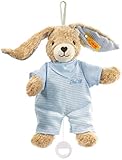 Steiff 237515 Hoppel Spieluhr 20 blau Hase