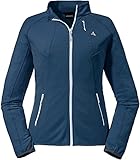 Schöffel warme und atmungsaktive Fleecejacke für Frauen, schnell trocknende Outdoor Jacke mit Daumenschlaufen und Taschen, Gr. 46, Blau (dress blues)