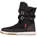 Kappa Unisex Kinder creme winter boots, Schwarz Black Pink 1122, 35 EU