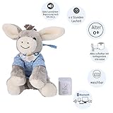 Sterntaler Baby-Chilling-Box Emmi (DE 34407560), Digitale Spieluhr, Inkl. Bluetooth-Lautsprecher und USB-Kabel, Alter: Babys ab der Geburt, 27 x 14 x 16 cm, Grau/Hellblau Mehrfarbig