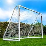 Football Flick Unisex-Jugend-Urban-Fußballtor, 8 x 6 Größe, Weiß