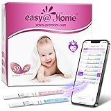Easy@Home 50 Ovulationstest + 20 Schwangerschaftstest Frühtest - Empfidlich Kinderwunsch Fruchtbarkeitstests für Eisprung 25 mIU/ml und Schwangerschaftstests mit Optimaler Sensitivität