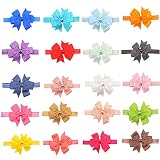 20pcs Baby Girls Stirnbänder 4 Zoll Haarschleifen Elastisches Haarband Haarschmuck für Kleinkinder Neugeborene für 0-24 Monaten Neugeborenen Säugling Kleinkind Stirnband