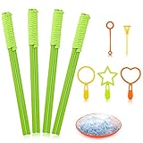 E-KNOW 10 Pack Seifenblasen-Stab Riesenseifenblasen für Seifenblasen Partei-Garten Spielzeug Outdoor Spielzeug