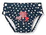 Playshoes Baby - Mädchen UV-Schutz Windelhose Herzen zum Knöpfen 461239, 11 - Marine, 86-92