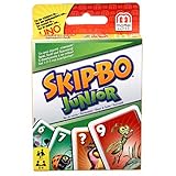 Mattel Games T1882 - Skip-Bo Junior Kartenspiel für Kinder, geeignet für 2 - 4 Spieler, Spieldauer ca. 30 Minuten, ab 5 Jahren, 1 Stück