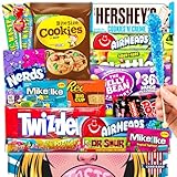 JUMBO USA Original BOX | Amerikanische Süßigkeiten & Snacks Mix | Candy Box mit beliebten American Style Süßigkeiten | Geschenkbox für Freunde Familie & Partys | Candy & Bar®