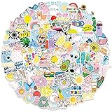 QWDDECO VSCO Style Sticker Set 200 PCS Kawaii Aufkleber Sticker for Laptop, Wasserflaschen, Skateboard, Notebook, Gitarre, Reise, Fahrrad, Box