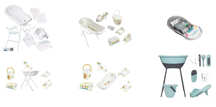Die besten 7 Baby-Badewannen Sets