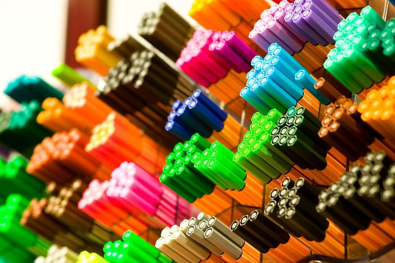 Filzstifte in verschiedenen Farben
