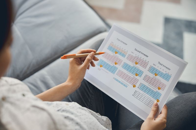 frau-mit-schwangerschaftskalender